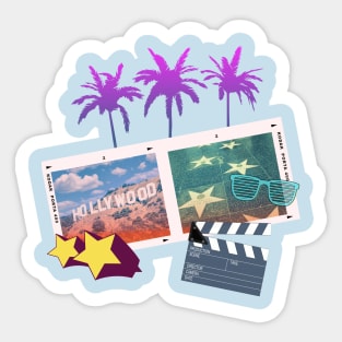 89’s Retro Hollywood Dreams Sticker